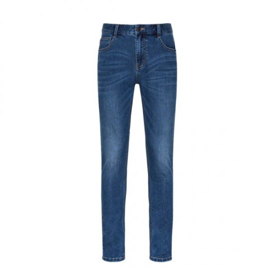 Men Cotton Slim Pants Retro Youth Soft Casual Jeans - Click Image to Close